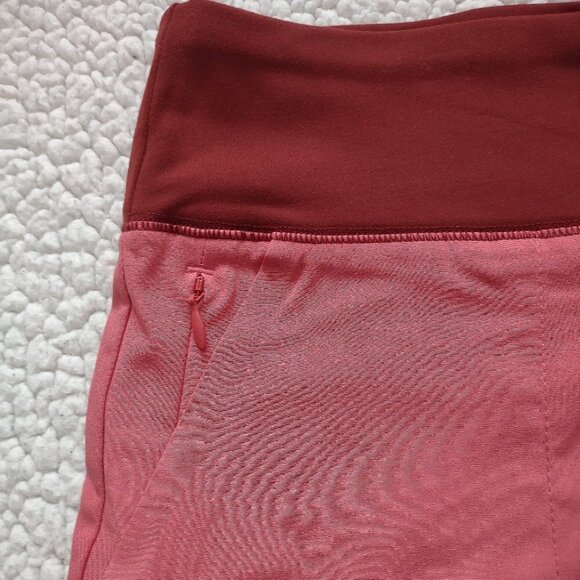 NWT Lands' End pink burgundy stretchy athletic shorts ladies XL - Picture 4 of 7
